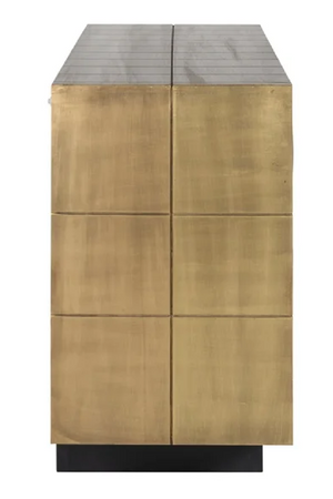 Gold Geometrical Patterned Sideboard | OROA Collada | Oroa.com