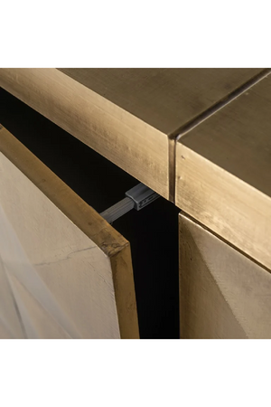 Gold Geometrical Patterned Sideboard | OROA Collada | Oroa.com