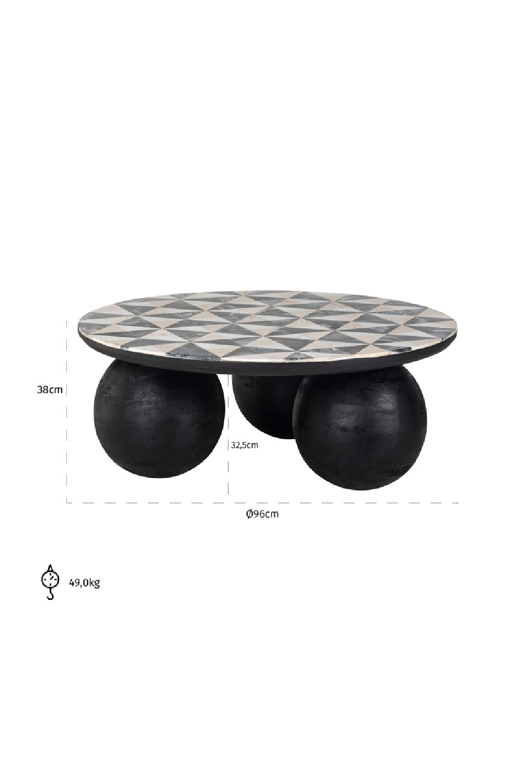 Contemporary Round Coffee Table | OROA Rostelli | Oroa.com