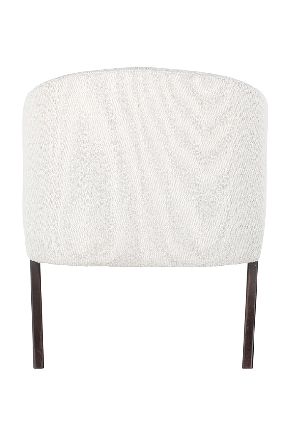 White Bouclé Accent Chair | OROA Mia | Oroatrade.com