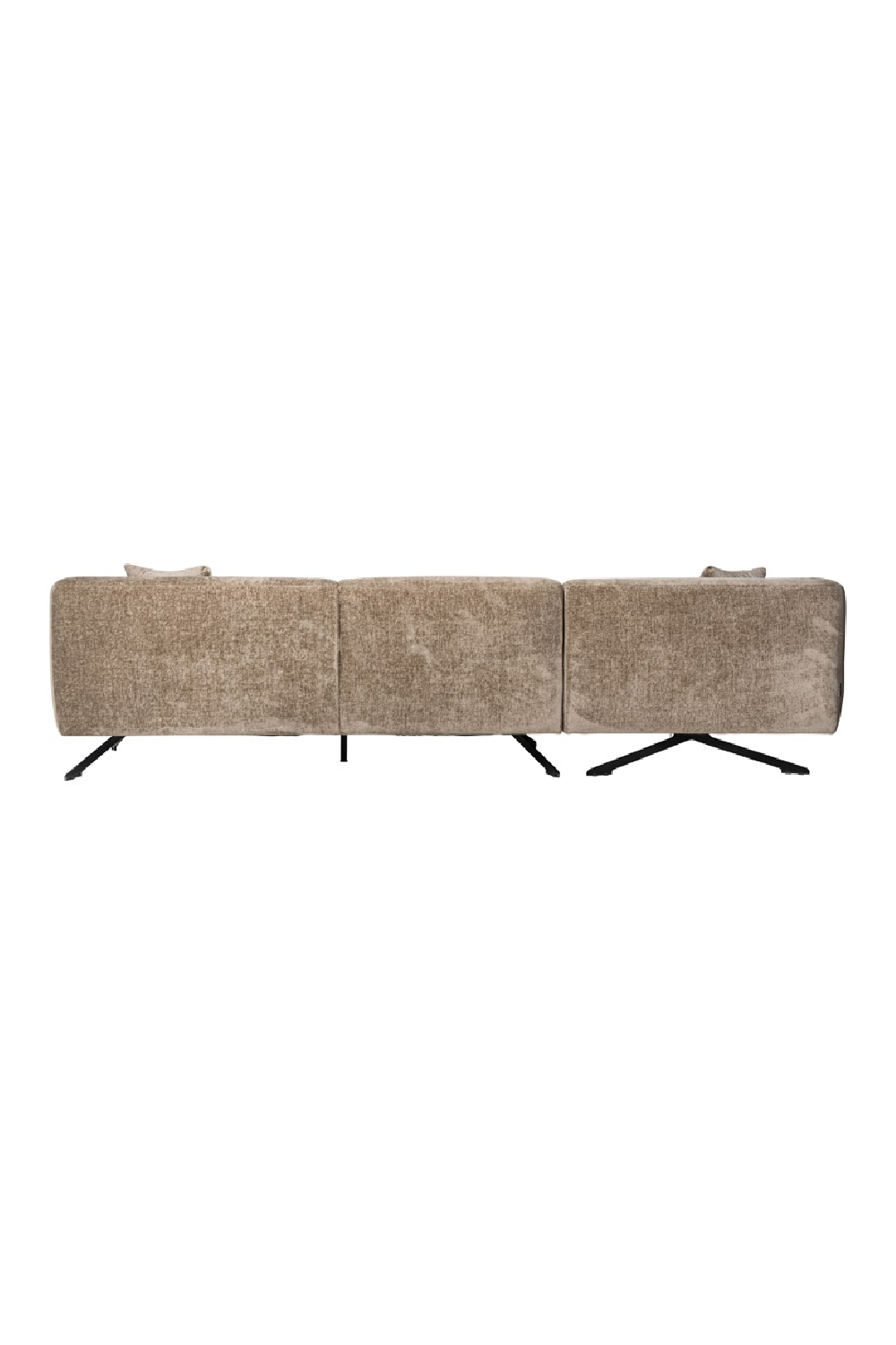 Taupe Chenille Contemporary Sofa | OROA Donovan | Oroatrade.com