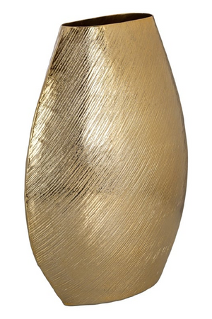 Gold Aluminium Vase L | Richmond Interiors Evey | Oroa.com