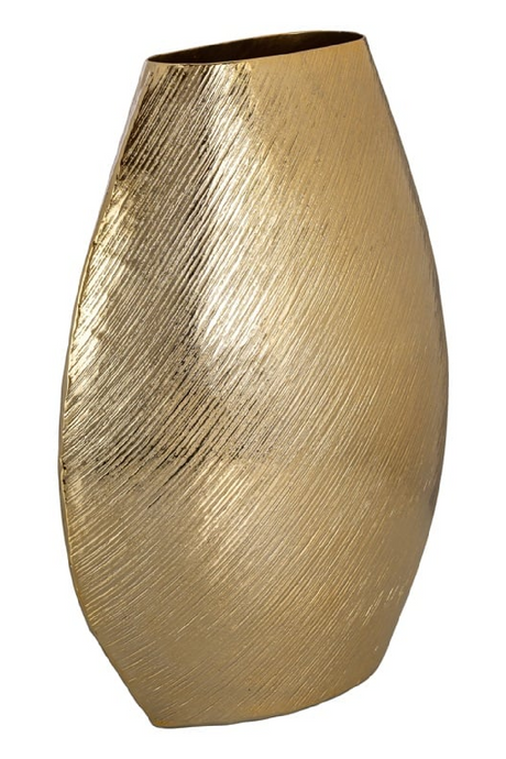 Gold Aluminium Vase L | Richmond Interiors Evey | Oroa.com