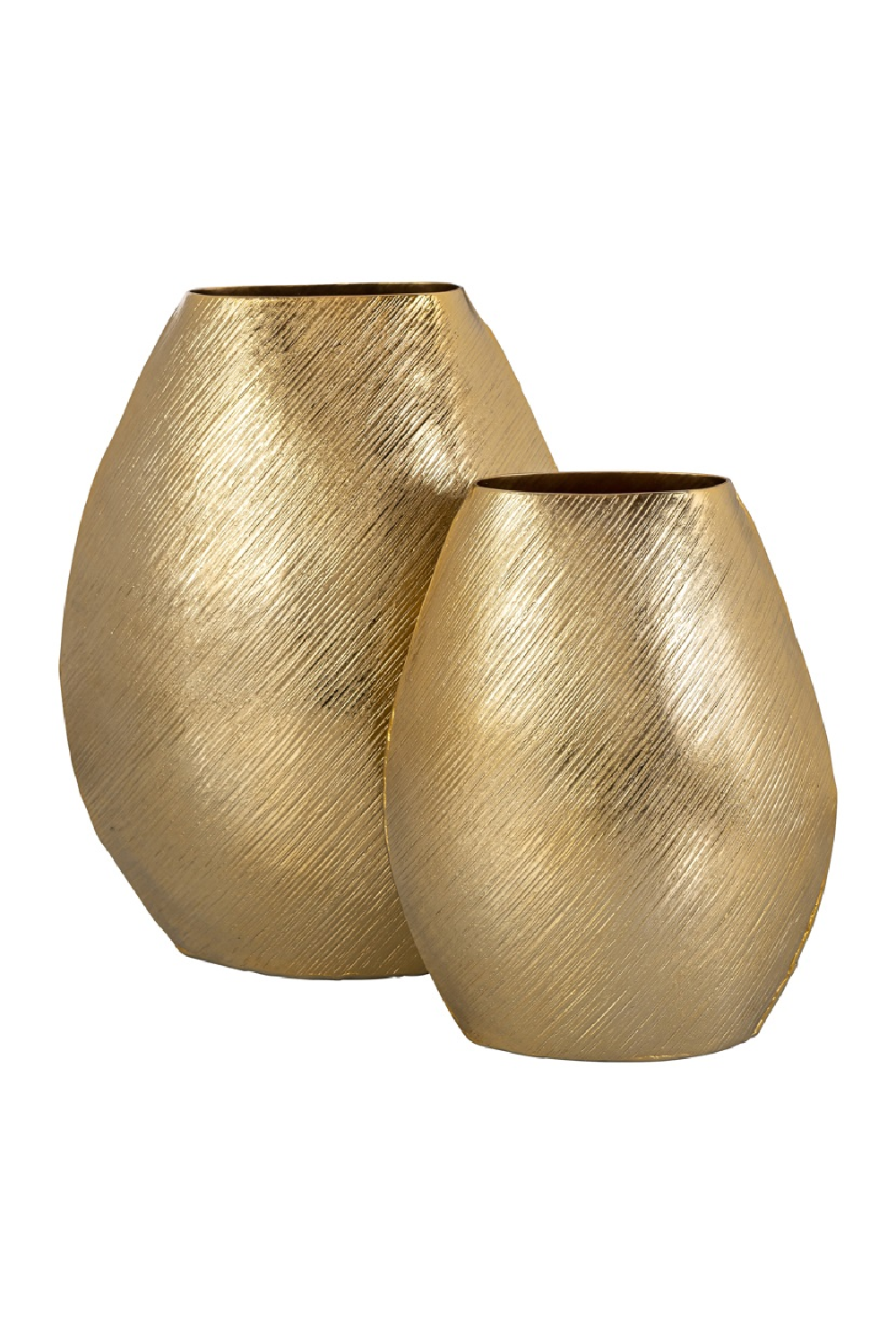 Gold Aluminium Vase L | OROA Evey | Oroa.com