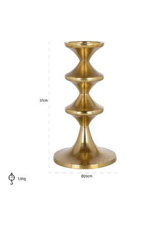 Gold Tiered Candle Holder | Richmond Interiors Ayden | Oroa.com