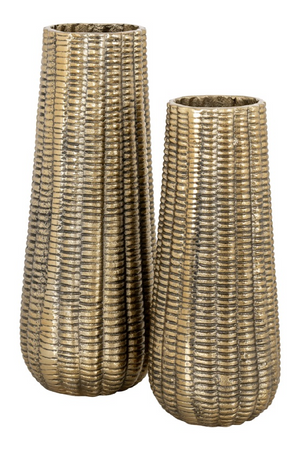 Brushed Gold Vase L | Richmond Interiors Loran | Oroa.com