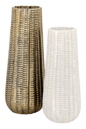 Brushed Gold Vase L | Richmond Interiors Loran | Oroa.com