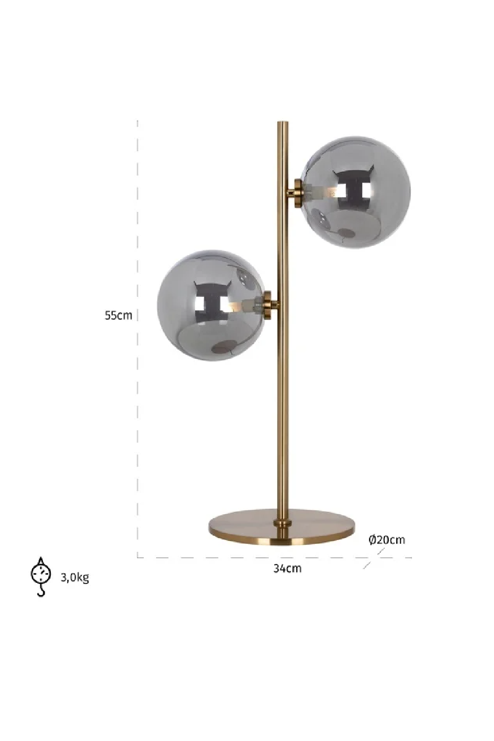 Glass Orbs Table Lamp | OROA Lise | Oroa.com