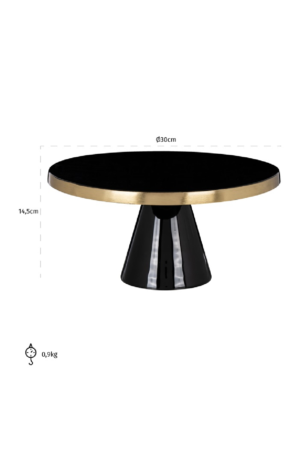 Black Iron Cakeplate | OROA Elena | Oroa.com