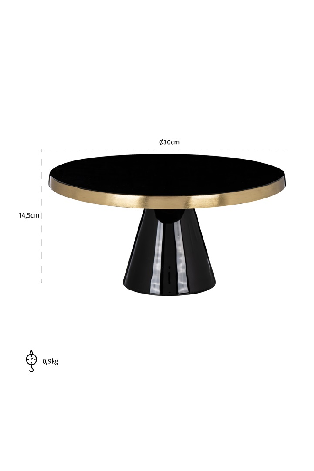 Black Iron Cakeplate | Richmond Interiors Elena | Oroa.com