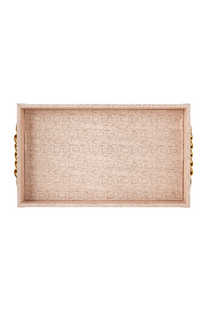 Pink Animal Print Tray | Richmond Interiors Rowen | Oroa.com