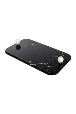 Black Glass Tray | Richmond Interiors Yaya | Oroa.com