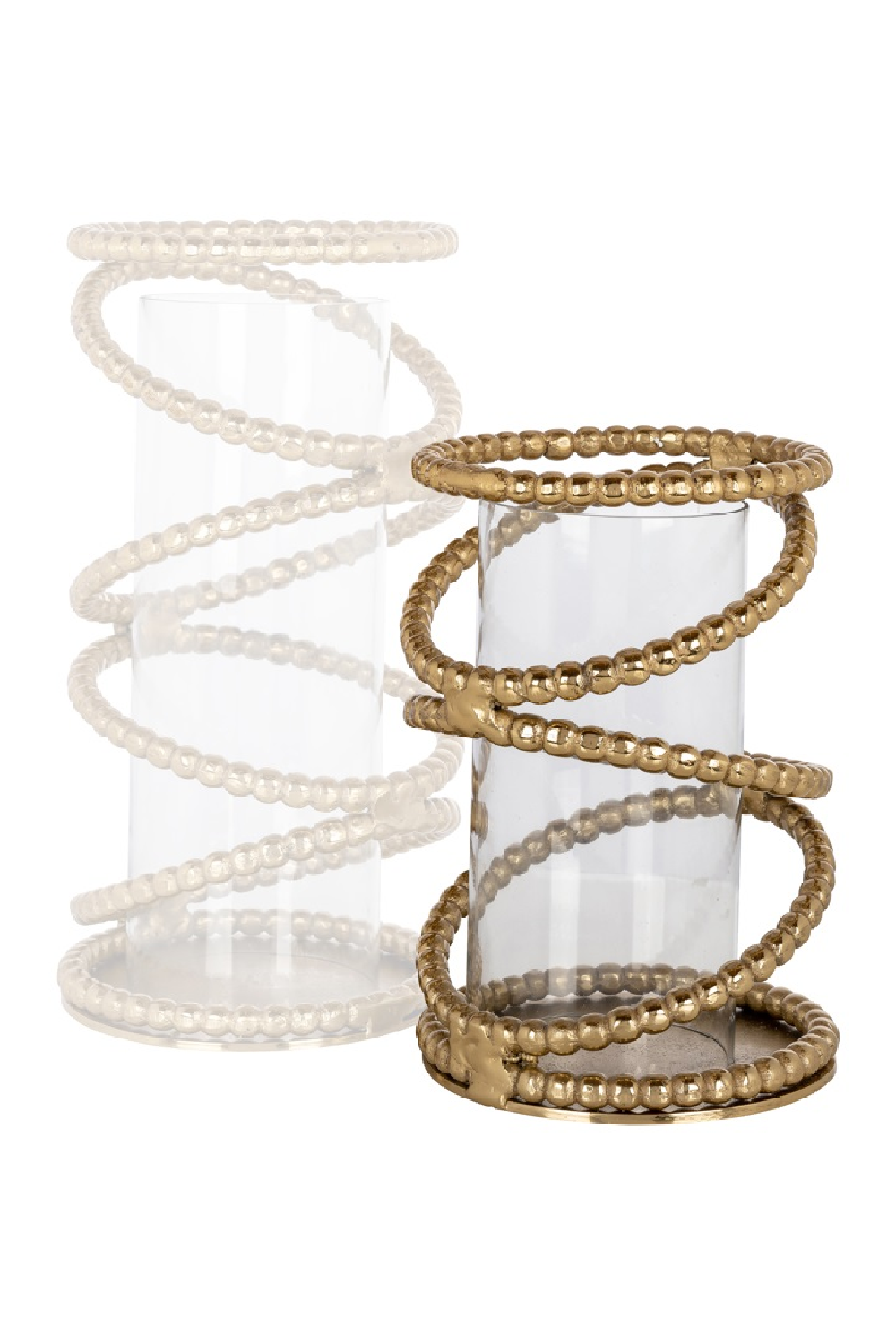 Gold-Chained Glass Hurricane | OROA Jaden | Oroa.com