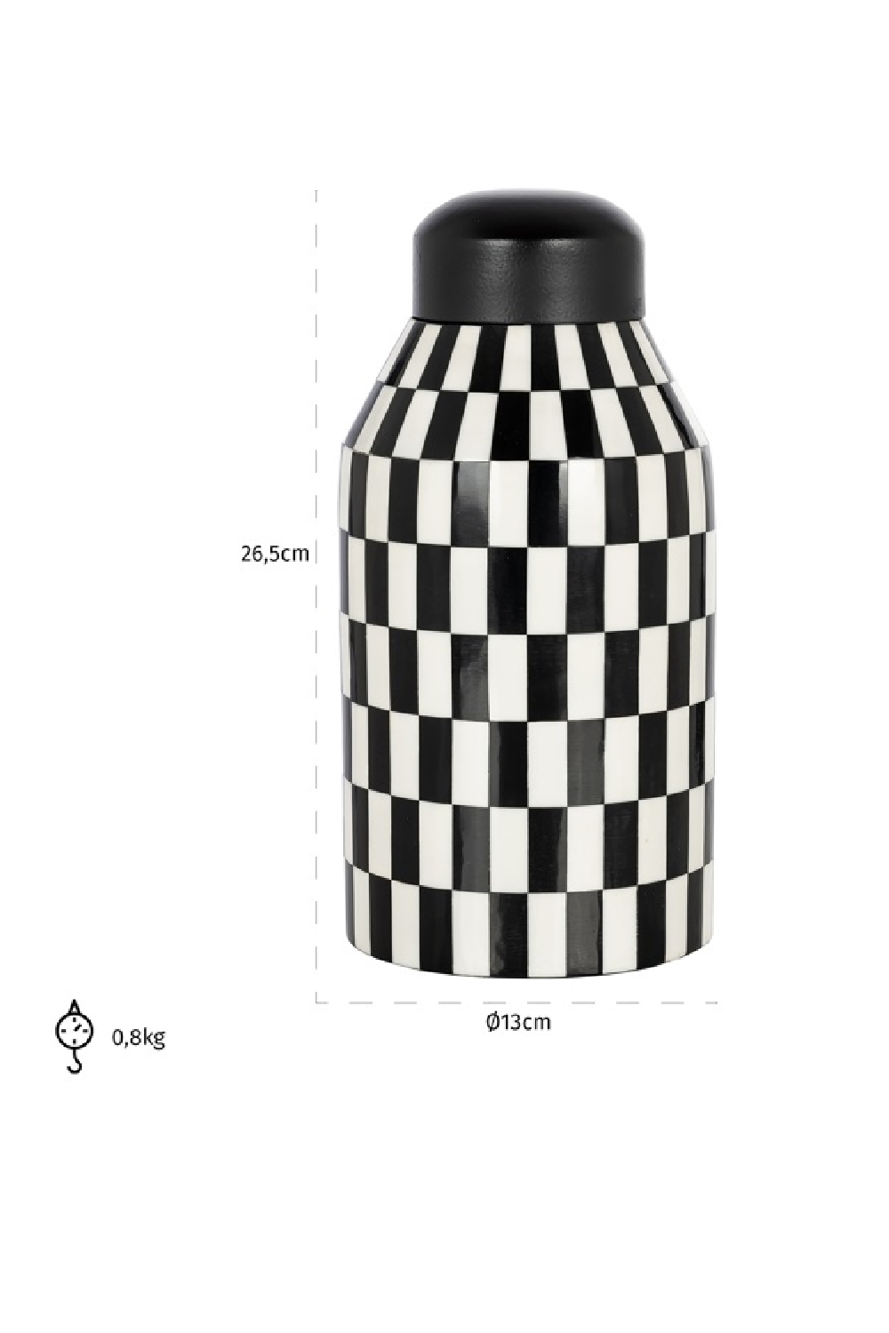 Black & White Jar | OROA Malou | Oroa.com