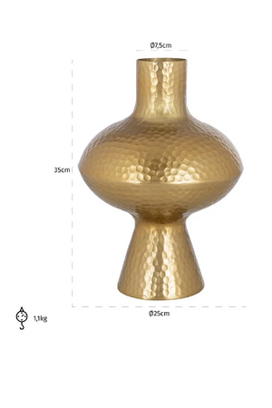Gold Organic-Shaped Vase | Richmond Interiors Caitlyn | Oroa.com