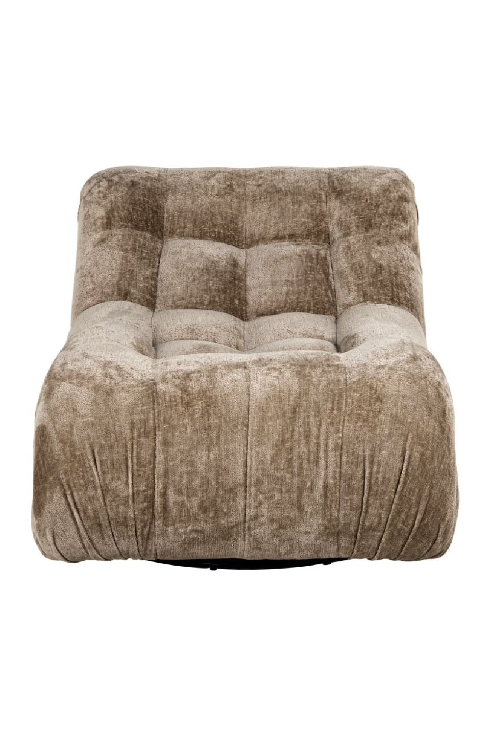 Chenille Swivel Easy Chair | OROA Rosy | Oroa.com