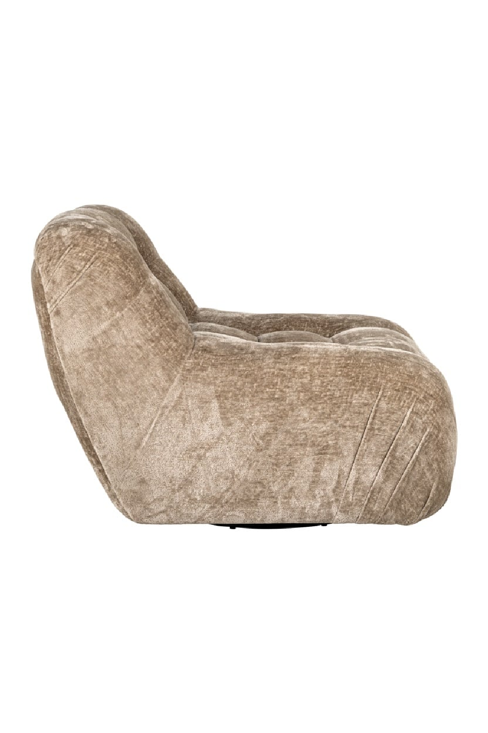 Chenille Swivel Easy Chair | OROA Rosy | Oroa.com