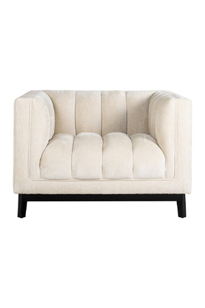 White Chenille Easy Chair | Richmond Interiors Beaudy | Oroa.com