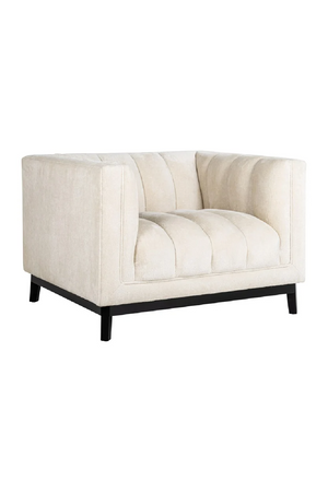 White Chenille Easy Chair | Richmond Interiors Beaudy | Oroa.com