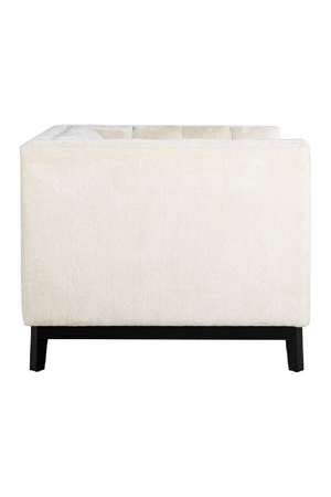 White Chenille Easy Chair | Richmond Interiors Beaudy | Oroa.com