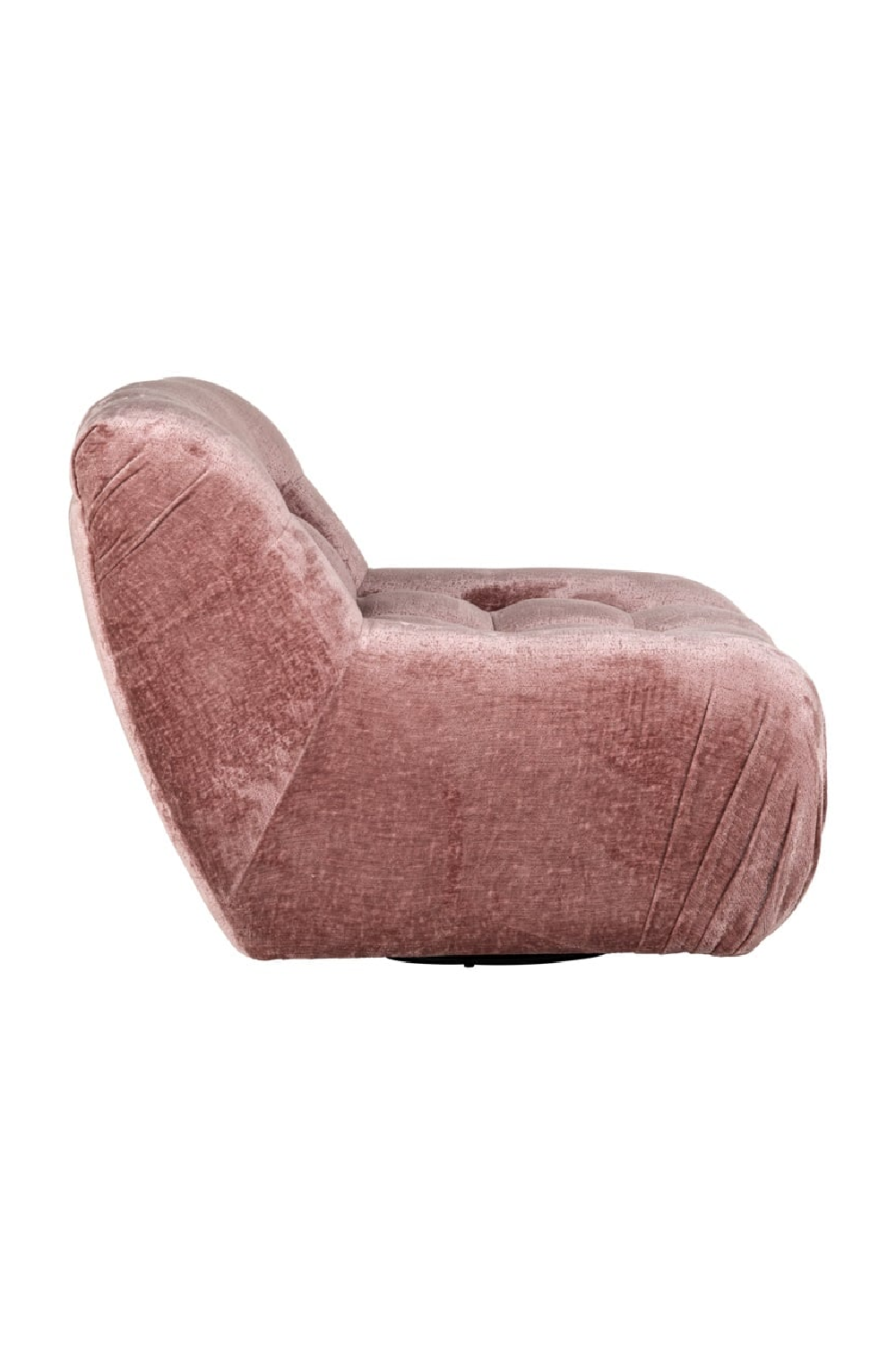 Chenille Swivel Easy Chair | OROA Rosy | Oroa.com