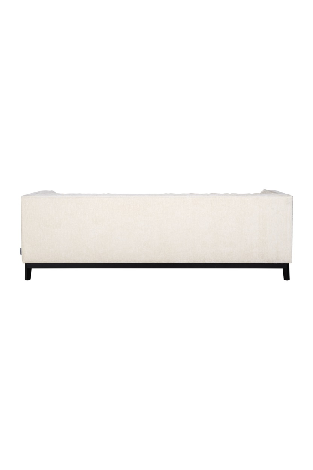 White Chenille Tufted Sofa | OROA Beaudy | Oroa.com