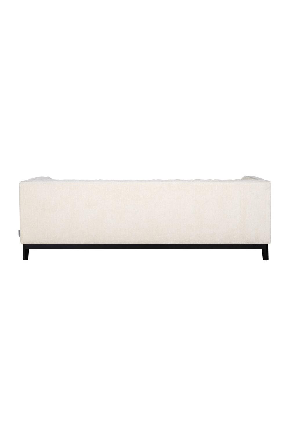 White Chenille Tufted Sofa | Richmond Interiors Beaudy | Oroa.com