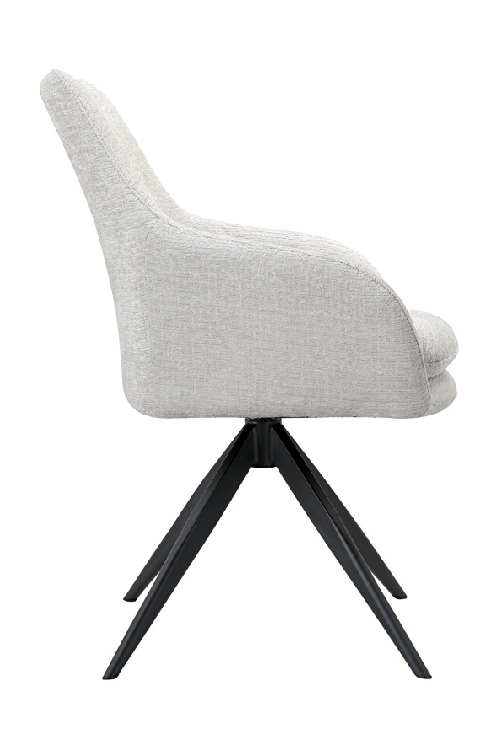 Cream Swivel Armchair | OROA Lisonne | Oroa.com