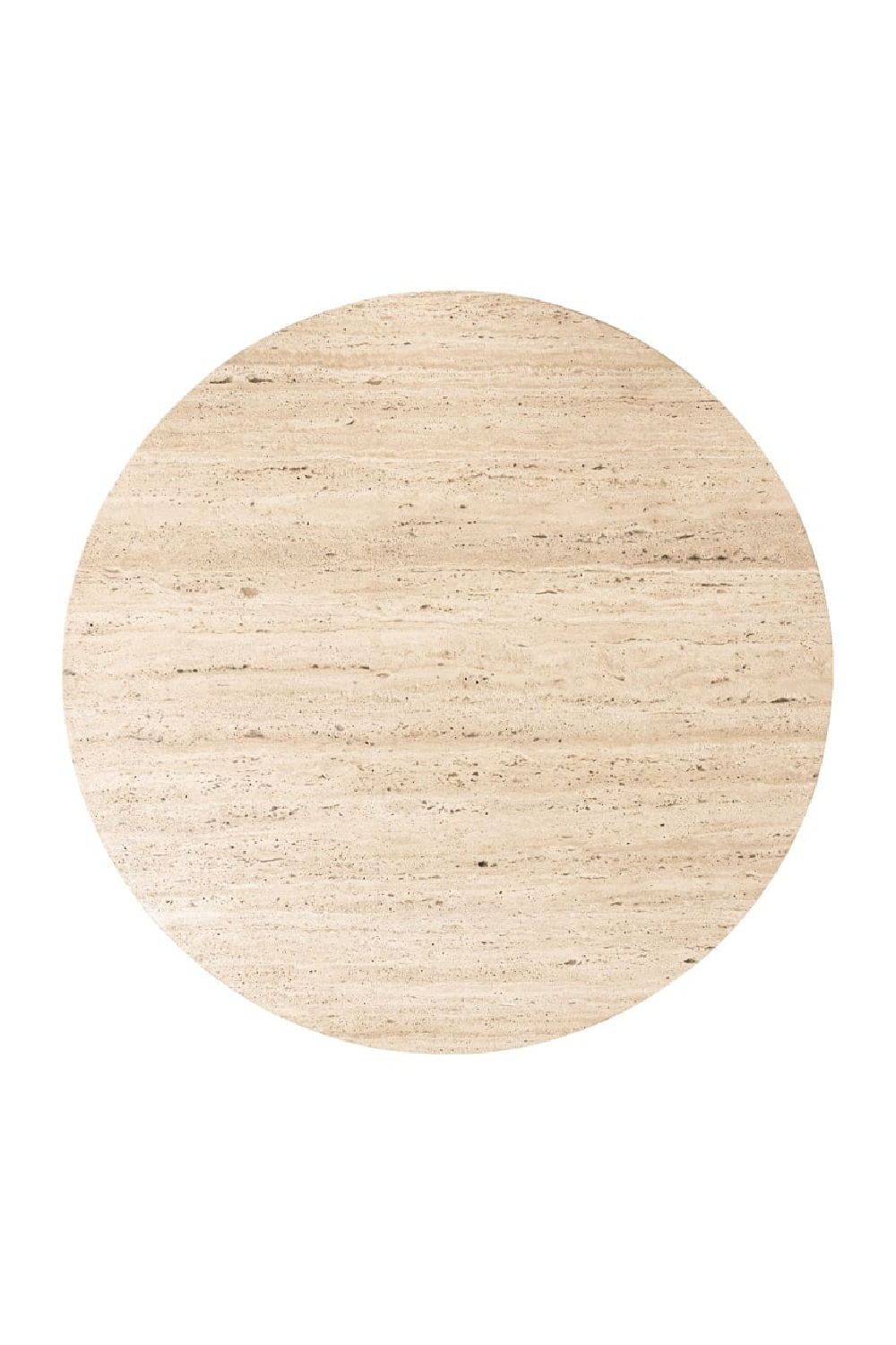 Round Travertine Coffee Table | OROA Hampton | Oroa.com