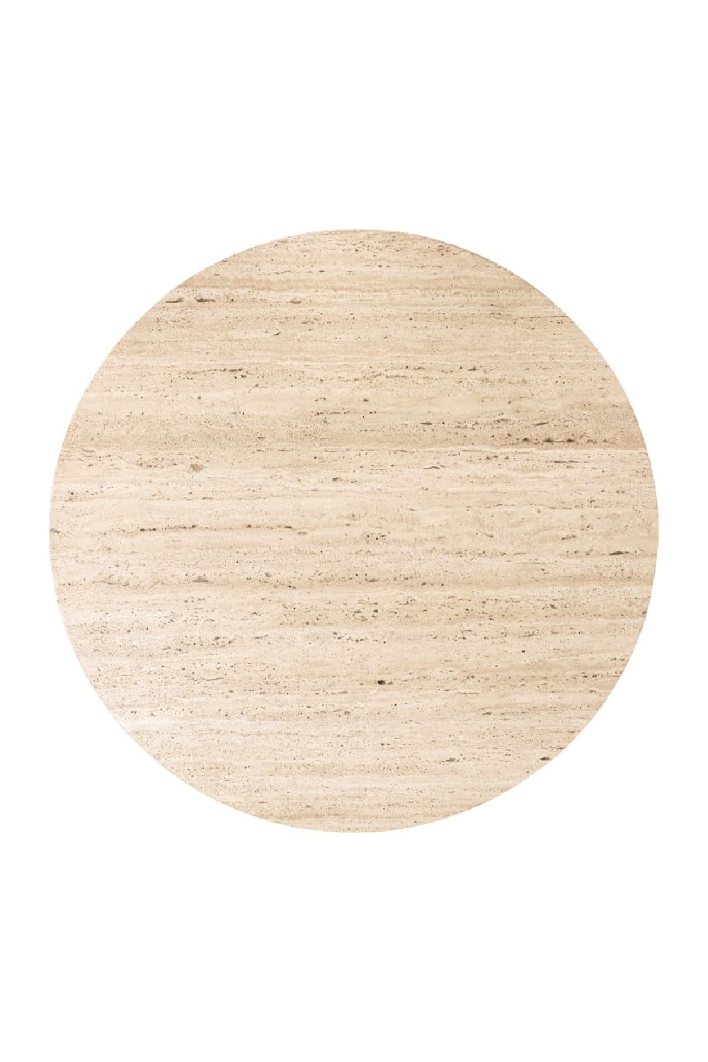 Round Travertine Coffee Table | Richmond Interiors Hampton | Oroa.com