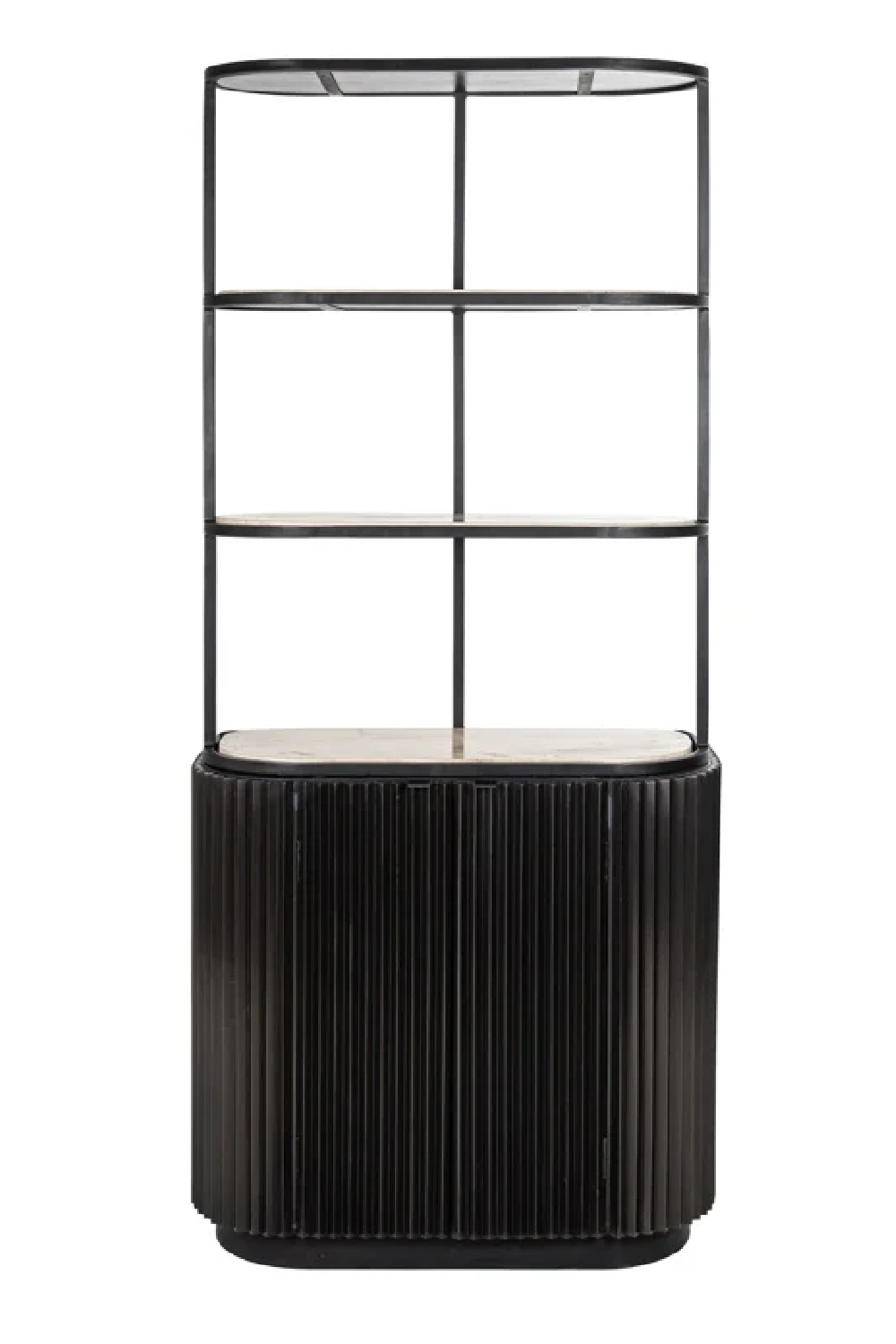 Black Wooden Modern Cabinet | Richmond Interiors Hampton | Oroa.com