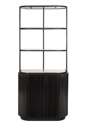 Black Wooden Modern Cabinet | Richmond Interiors Hampton | Oroa.com