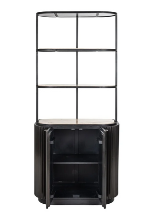 Black Wooden Modern Cabinet | Richmond Interiors Hampton | Oroa.com