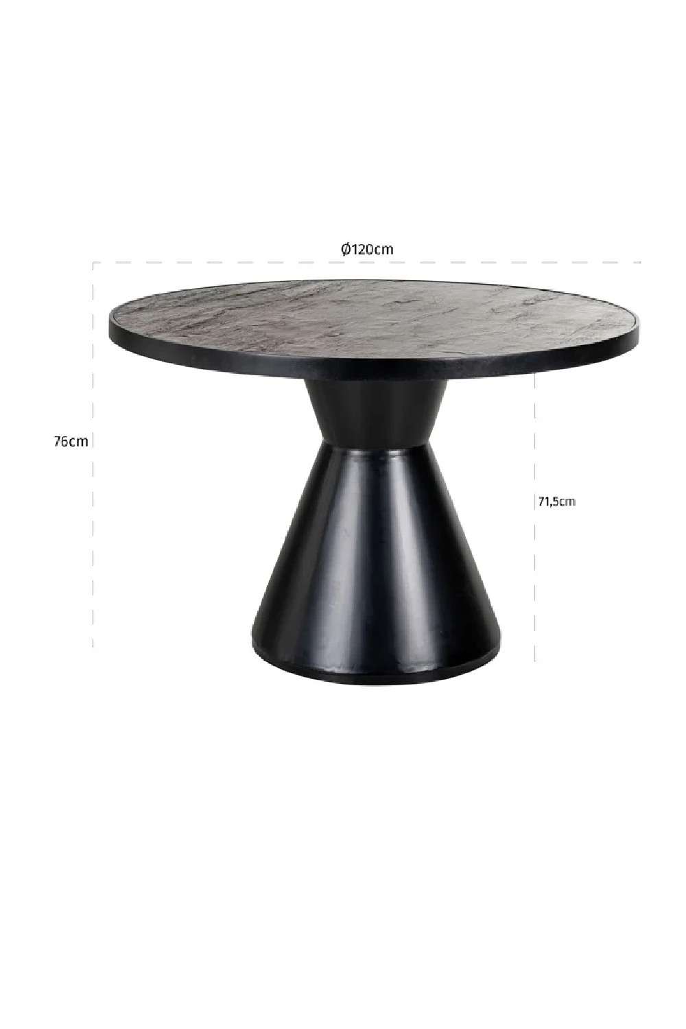 Round Stone Dining Table | OROA Russell | Oroa.com