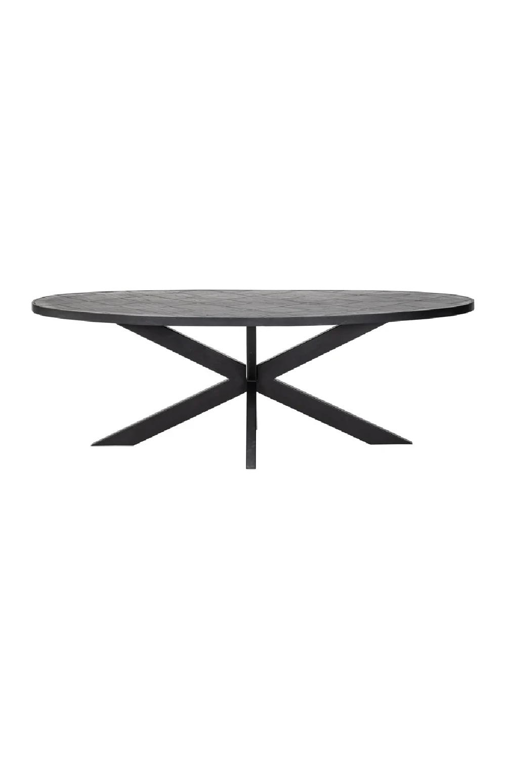 Oval Stone Dining Table | Richmond Interiors Scotch | Oroa.com