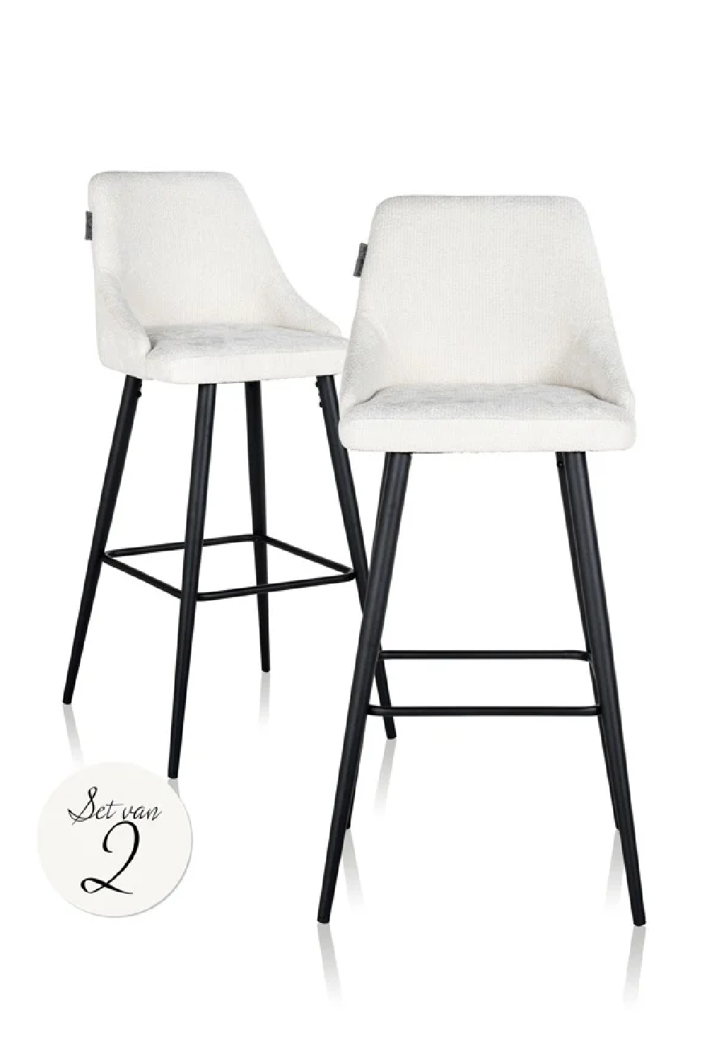 Modern Minimalist Bar Stools (2) | Richmond Interiors Brooke | Oroa.com
