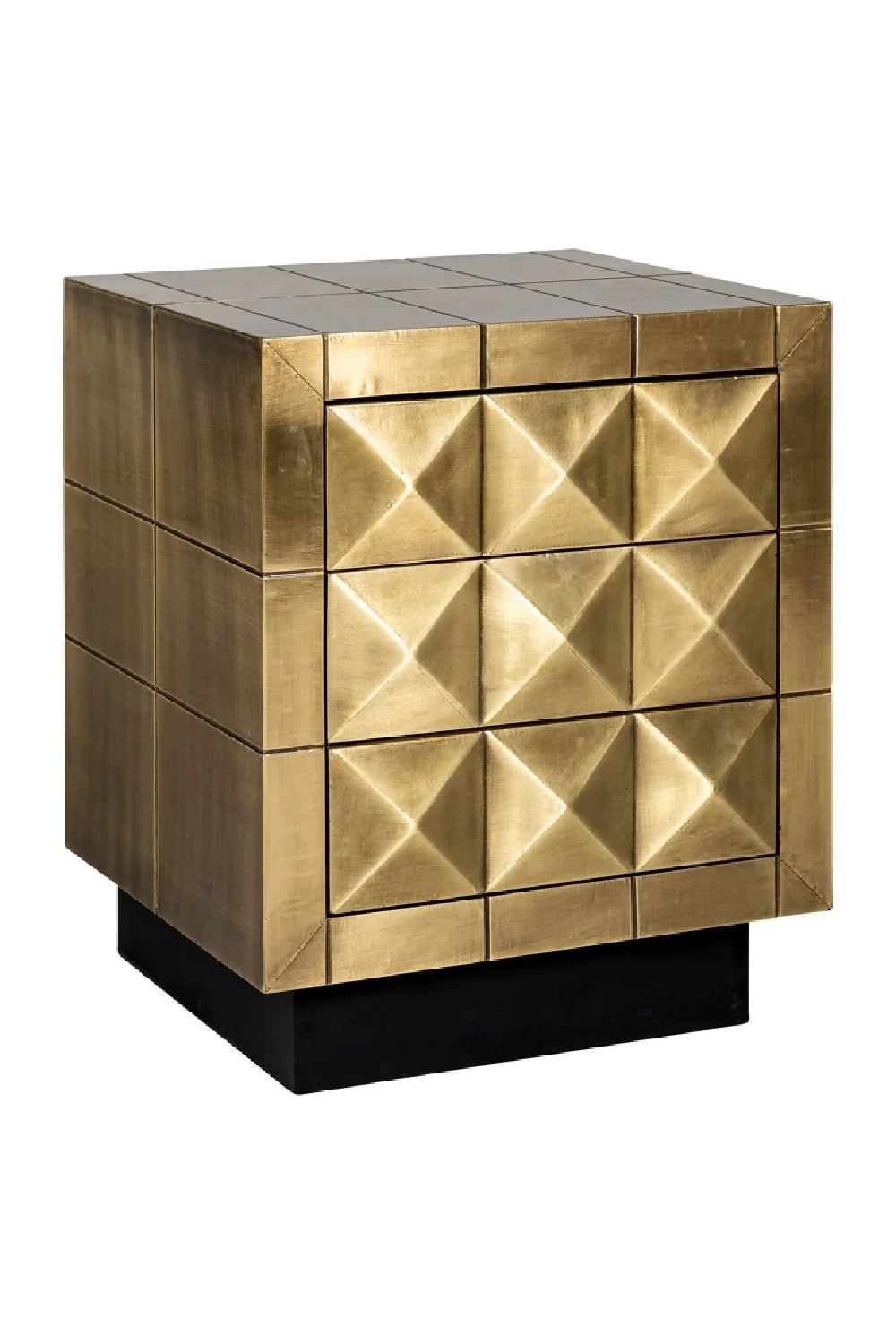 Gold Faceted Cabinet | Richmond Interiors Collada | Oroa.com