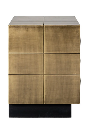 Gold Faceted Cabinet | Richmond Interiors Collada | Oroa.com