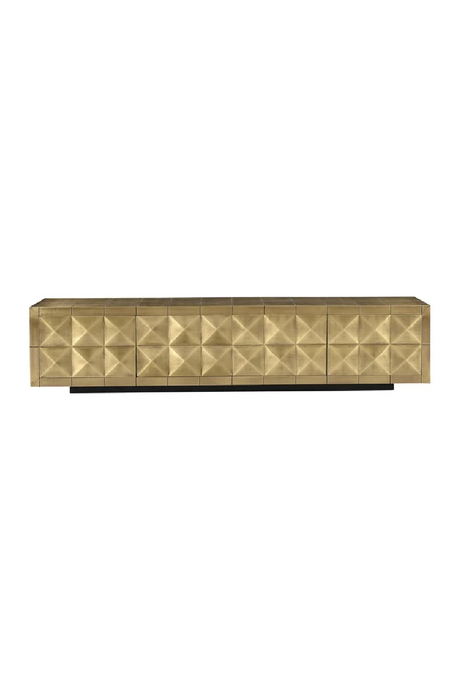 Gold Faceted TV Unit | Richmond Interiors Collada | Oroa.com