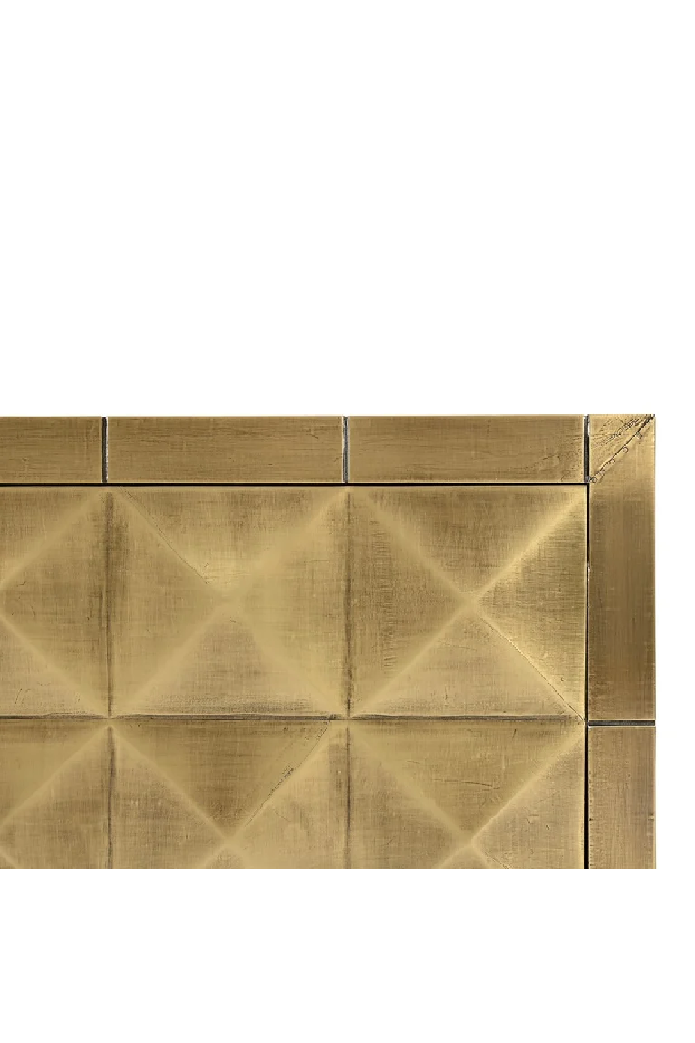 Gold Faceted TV Unit | OROA Collada | Oroa.com