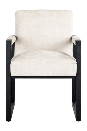 White Chenille Dining Chair | Richmond Interiors Beck | Oroa.com
