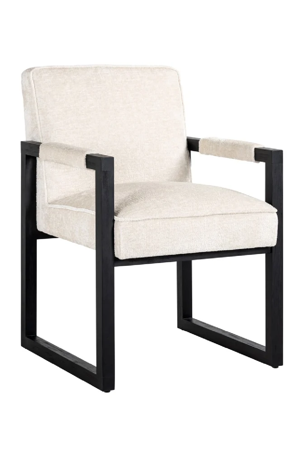 White Chenille Dining Chair | OROA Beck | Oroa.com