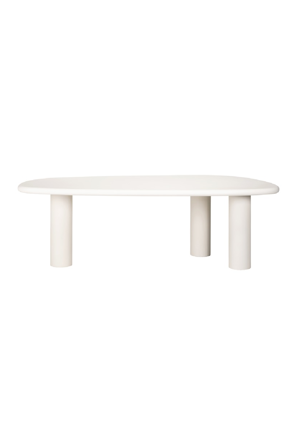 White Pebble-Shaped Dining Table | Richmond Interiors Bloomstone | Oroa.com