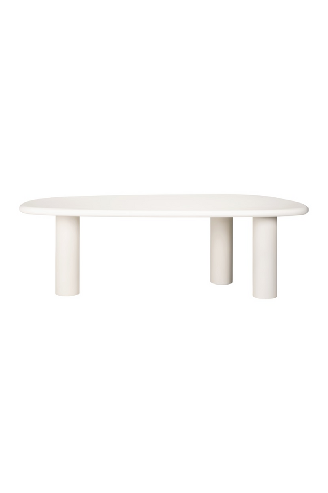 White Pebble-Shaped Dining Table | Richmond Interiors Bloomstone | Oroa.com