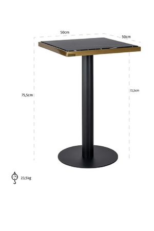 Square Marble Dining Table | Richmond Interiors Zenza | Oroa.com