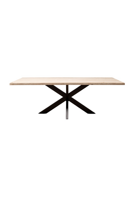 Rectangular Travertine Dining Table | Richmond Interiors Avalon | Oroa.com