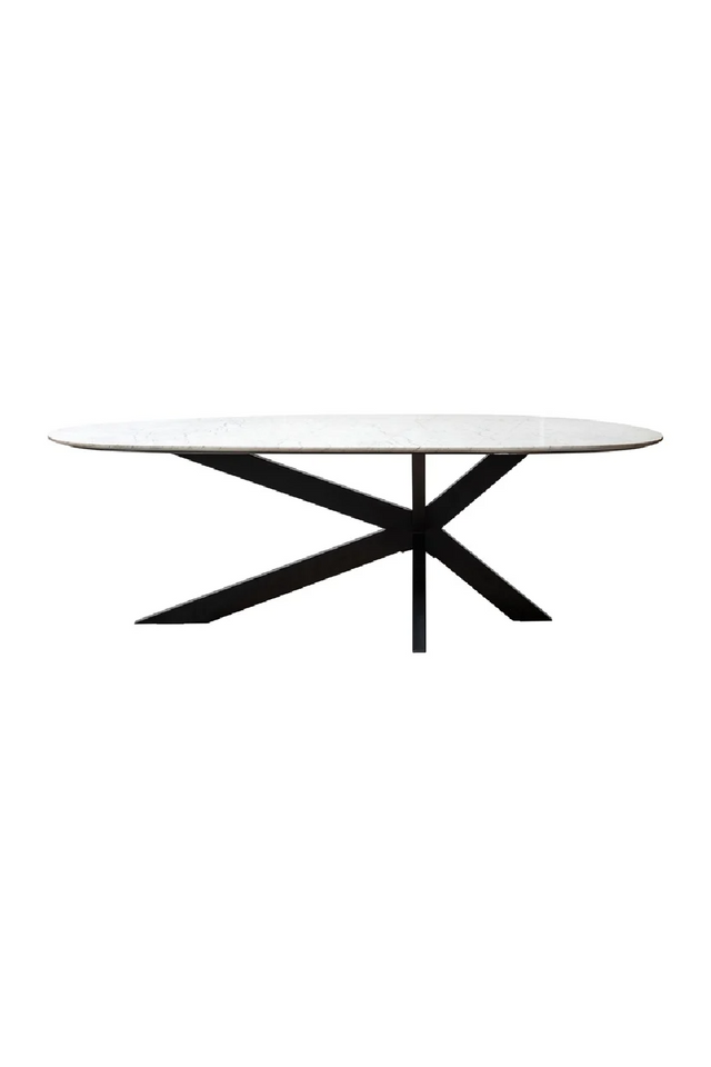 Marble Organic-Shaped Dining Table | Richmond Interiors Trocadero | Oroa.com