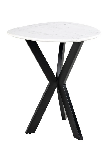 White Marble Side Table | Richmond Interiors Trocadero | Oroa.com