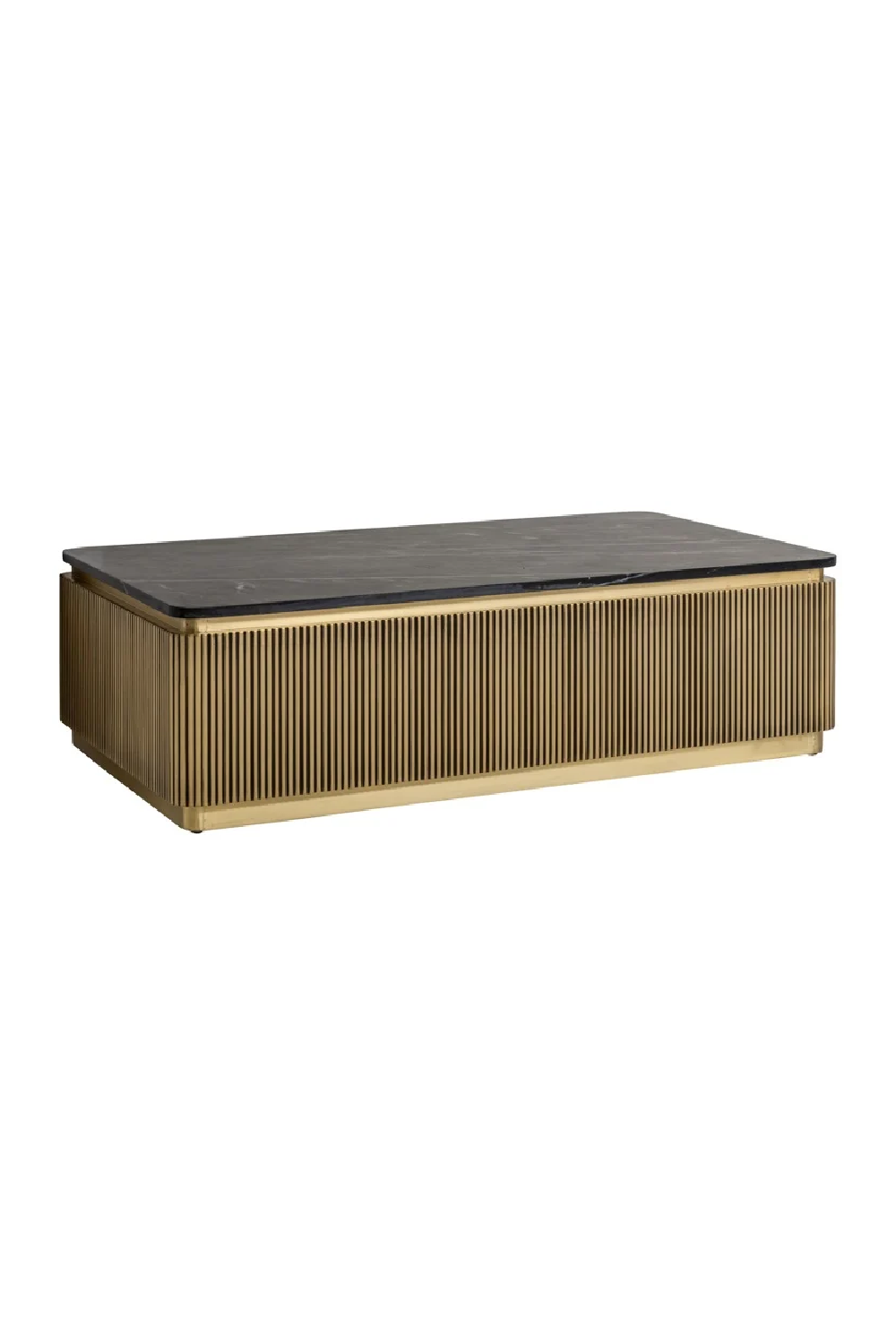 Gold Rectangular Coffee Table | Richmond Interiors Ironville | Oroa.com