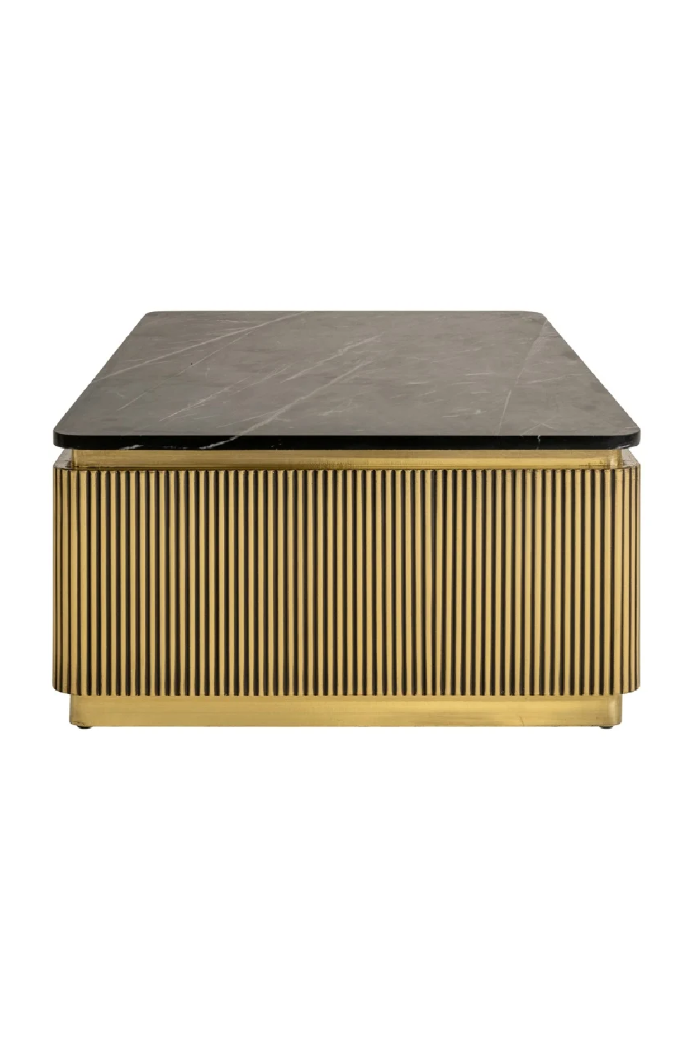 Gold Rectangular Coffee Table | Richmond Interiors Ironville | Oroa.com